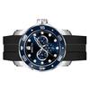 INVICTA Мужские часы Pro Diver Scuba GMT с силиконовым ремешком, синим циферблатом, кварцевые, 45722