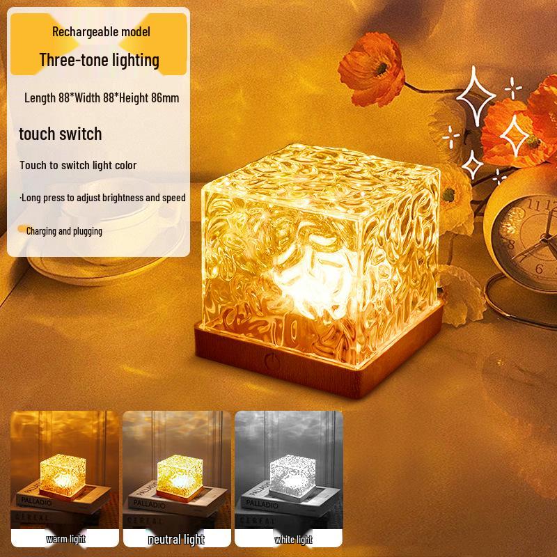 Романтический ночник «Волна»: Прикроватная лампа высокой ценности для атмосферы пар