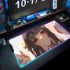 Lingsha Игровой коврик для мыши RGB Большой светодиодный коврик для стола ПК Светящийся коврик для мыши Большие коврики для клавиатуры Настольный ковер с подсветкой