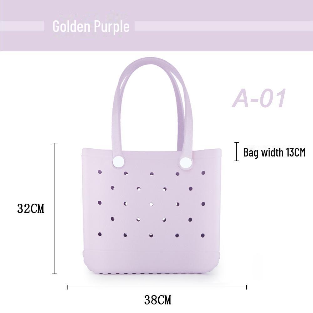 Водонепроницаемая портативная пляжная сумка Eva - большая вместимость, полый дизайн, сумка для детских принадлежностей