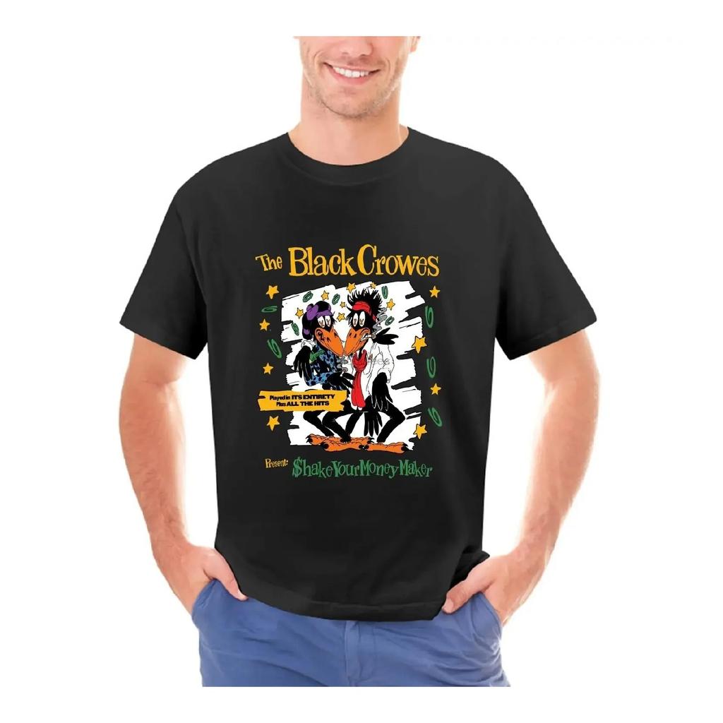 Black Crowes 30-летний юбилейный тур Новая черная футболка Все размеры