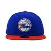 Кепка 9FIFTY Snapback NBA BASIC SNAPBACK для детей, KIDS, молодежная, 950, бейсболка, 76ERS [New Era] для детей [МОЛОДЕЖНАЯ КЕПКА] (Филадельфия (Синий / красный)) [Элемент]