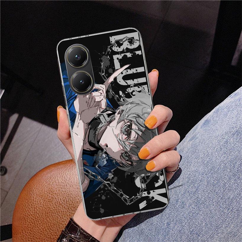 Blue Lock Nagi Seishiro Phone Case For Xiaomi Poco X7 X6 X5 Pro F7 Ultra Redmi 15C 15 13C 13 12C 12 10 10A 10C 9 9A 9C 9T Cover