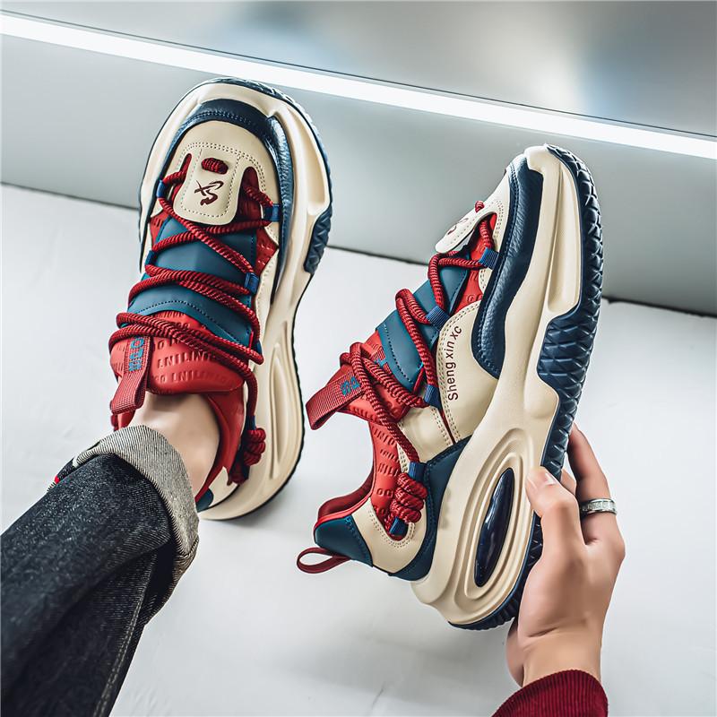 Мужские кроссовки для бега, дышащие мужские спортивные кроссовки, удобная повседневная прогулочная обувь на шнуровке, спортивная тренировочная обувь