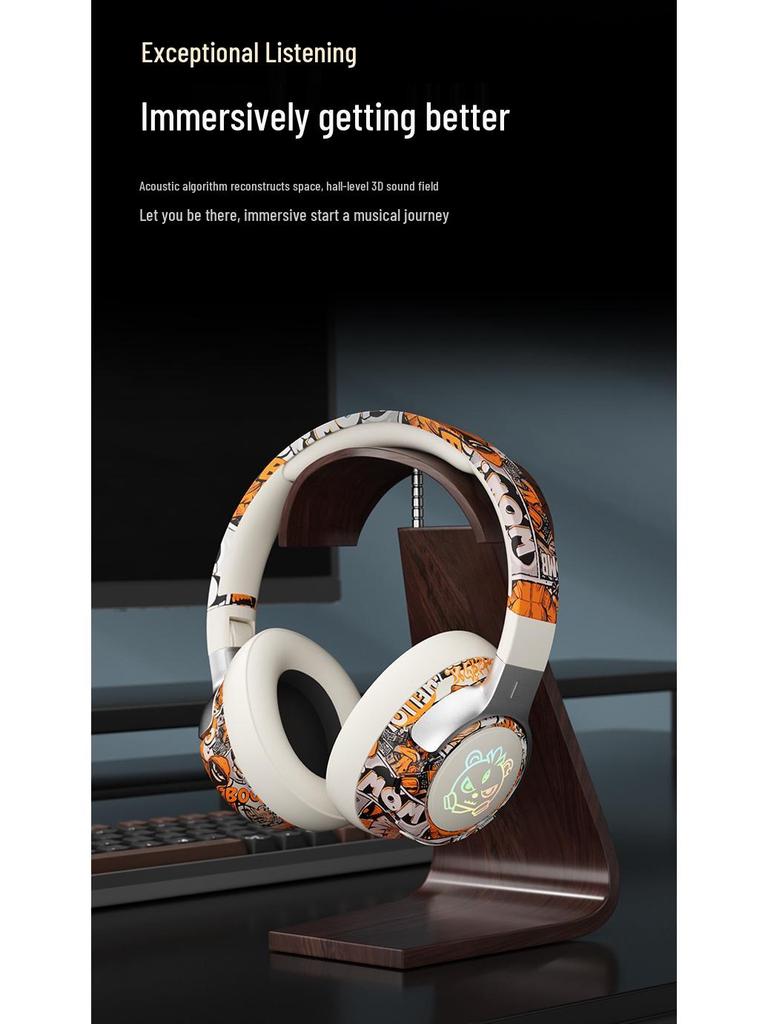 2026 Trendy Bluetooth Over-Ear Wireless Gaming Headset - New Hot-Selling E-sports Design.