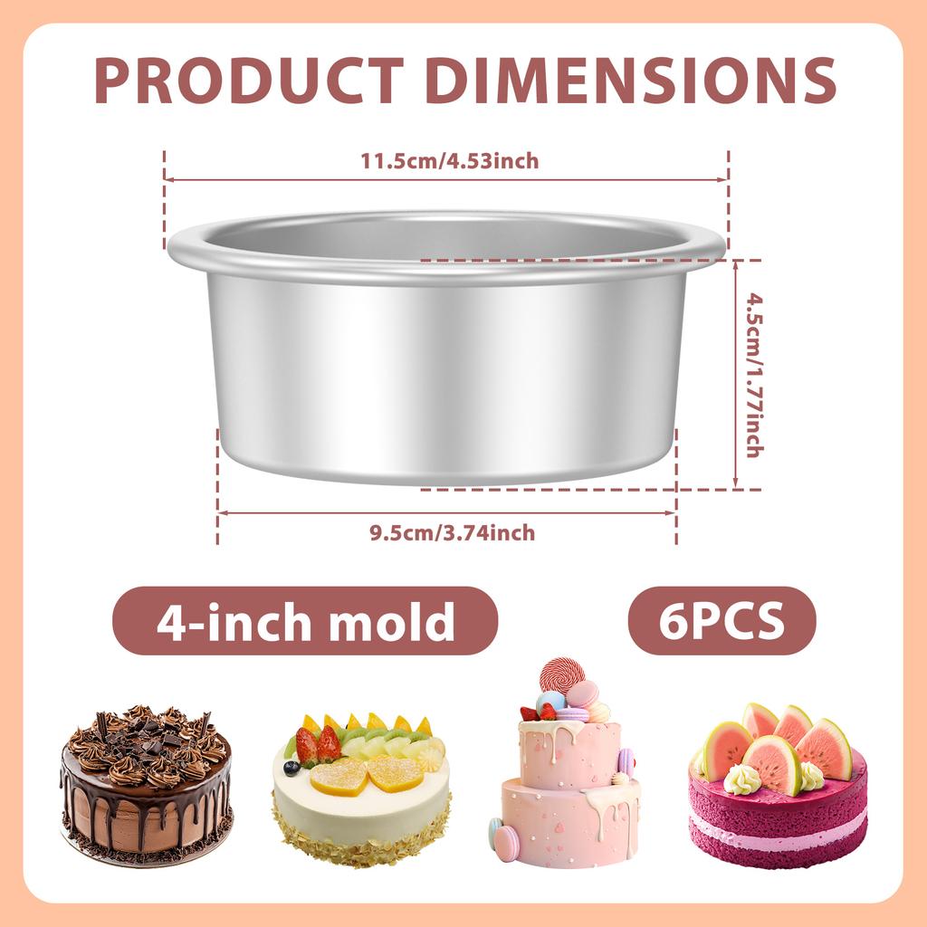 Форма для торта из алюминиевого сплава, круглая, с полым дном, кастрюля для торта, легко извлекаемая форма для торта, подходит для домашней кулинарии и дней рождения