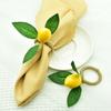 1/6/12PCS Party Supplies Fruit Meal Buckle Simulation Lemon Napkin Holder  Kitchen