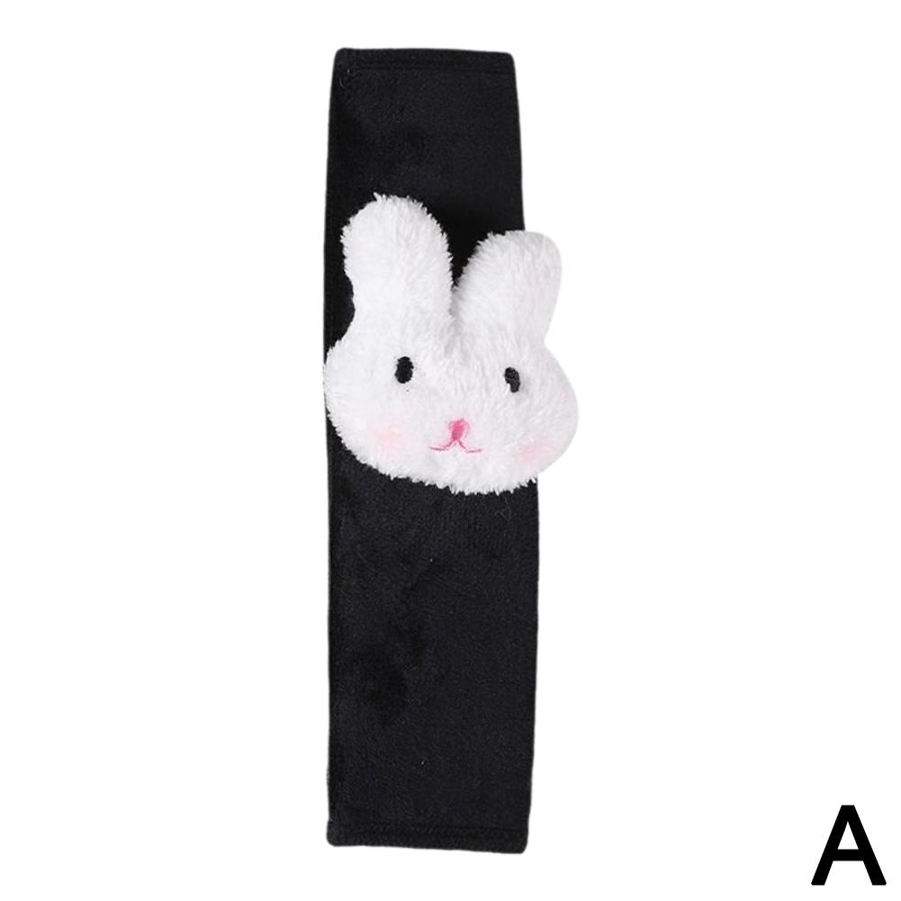 Милый мультяшный стиль автомобильный универсальный чехол для ремня безопасности плечевой ремень жгут подушка теплая фланелевая защитная накладка для детей A2M3