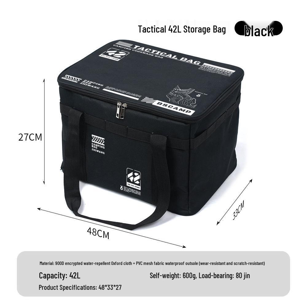 Сумка для хранения на открытом воздухе 30 л для посуды и газовых баллонов - Противоударная сумка для кемпинга и пикника