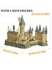Креативный средневековый волшебный замок MOC Микро-кирпичи Школьная архитектура Дворцовая модель Строительные блоки Набор Подарки для детей Игрушки для сборки