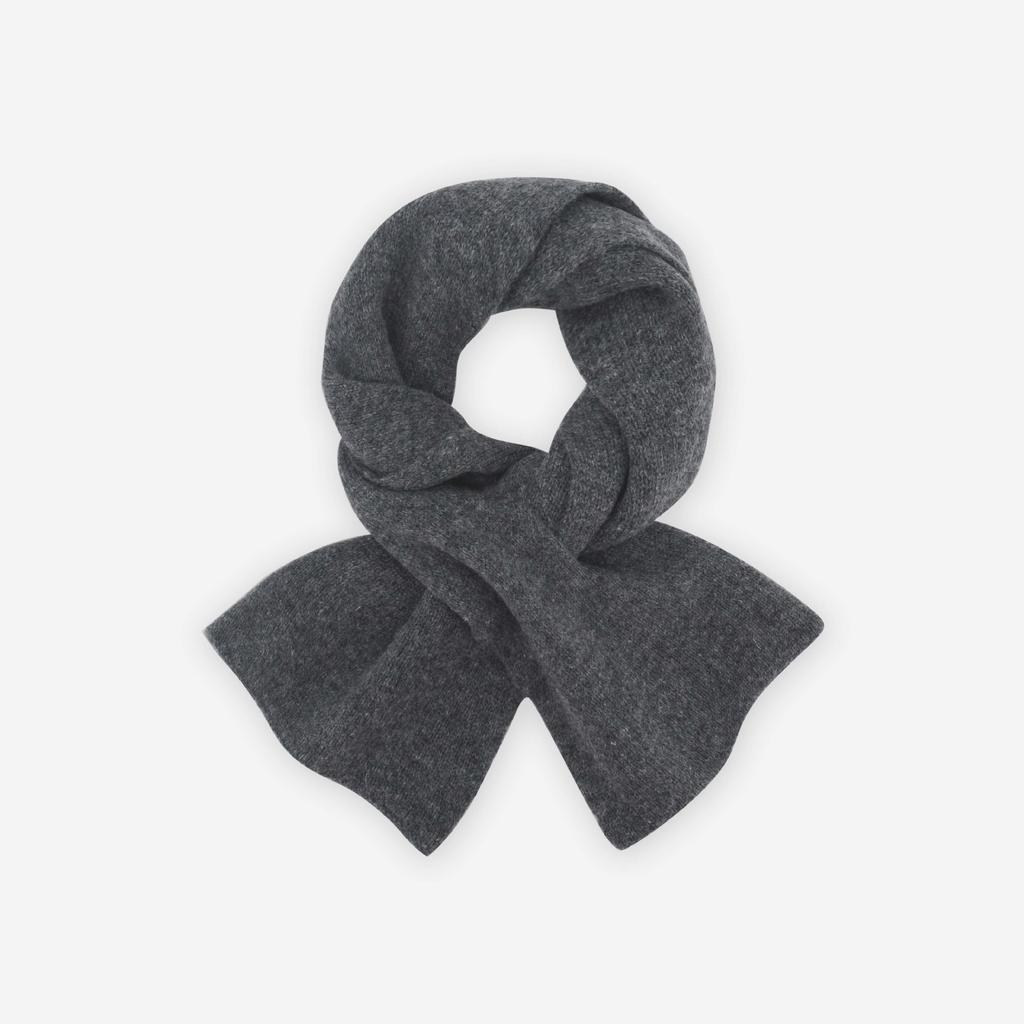 Solid Color Knitted 100% Wool Scarf Women's Autumn and Winter High-end Fashion Shawl Versatile Simple Girls Scarf