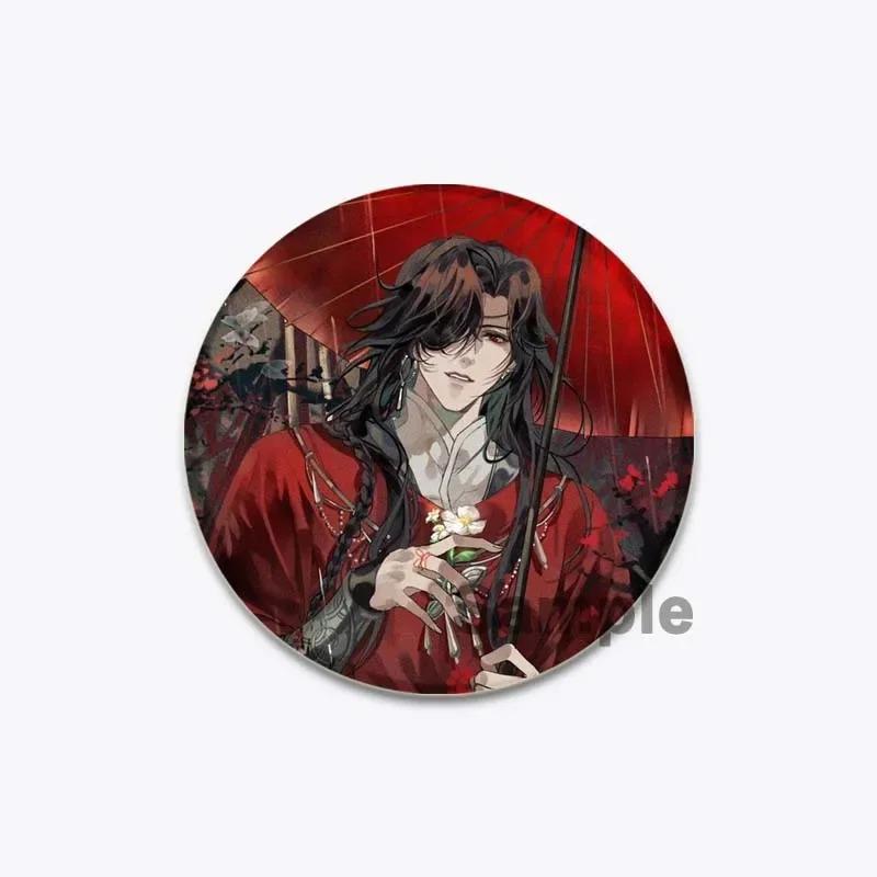 32/44/58MM Chinese Anime Tian Guan Ci Fu Brooche On Backpack Cartoon Badge Xie Lian Hua Cheng Enamel Pin Jewelry Accessorie Gift