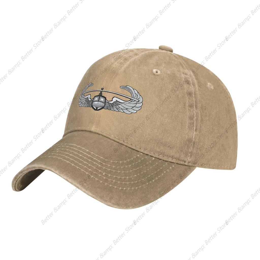 Proud Army Air Assault Wings Denim Trucker Hat Baseball Cap for Men Cowboy Dad