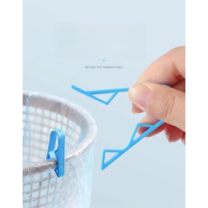 2pcs Garbage Bin Clip, Anti Slip Fixing Clip for Garbage Bag