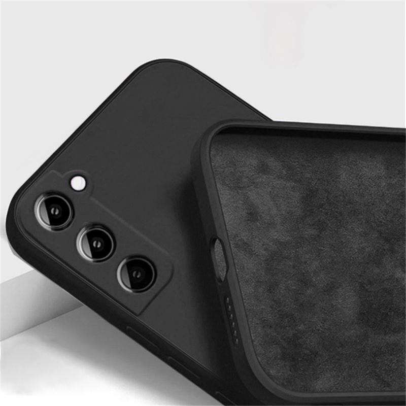 Мягкий силиконовый чехол из жидкого силикона с квадратными конфетами для Samsung Galaxy S23 Ultra S22 S21 Plus A54 A53 A33 A73 A04S A14 A23 A24 A34 M53 M33 M32 4G 5G гелевая задняя крышка