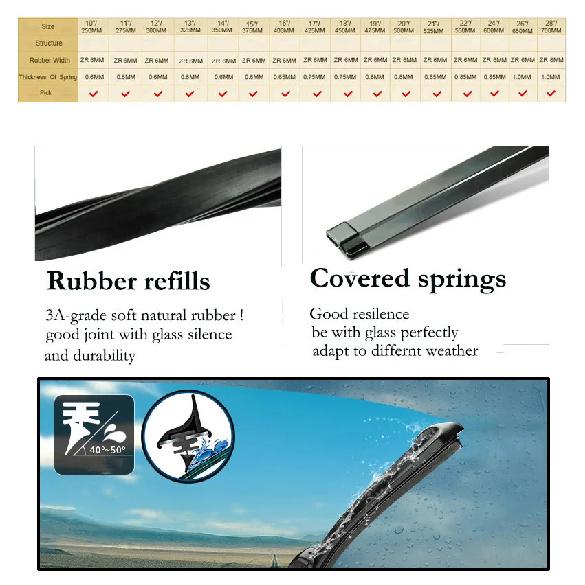 Erick's Wiper 13" Rear Wiper Blade For Kia Cerato YD 2012 - 2017 Windshield Windscreen Clean Tailgate Window