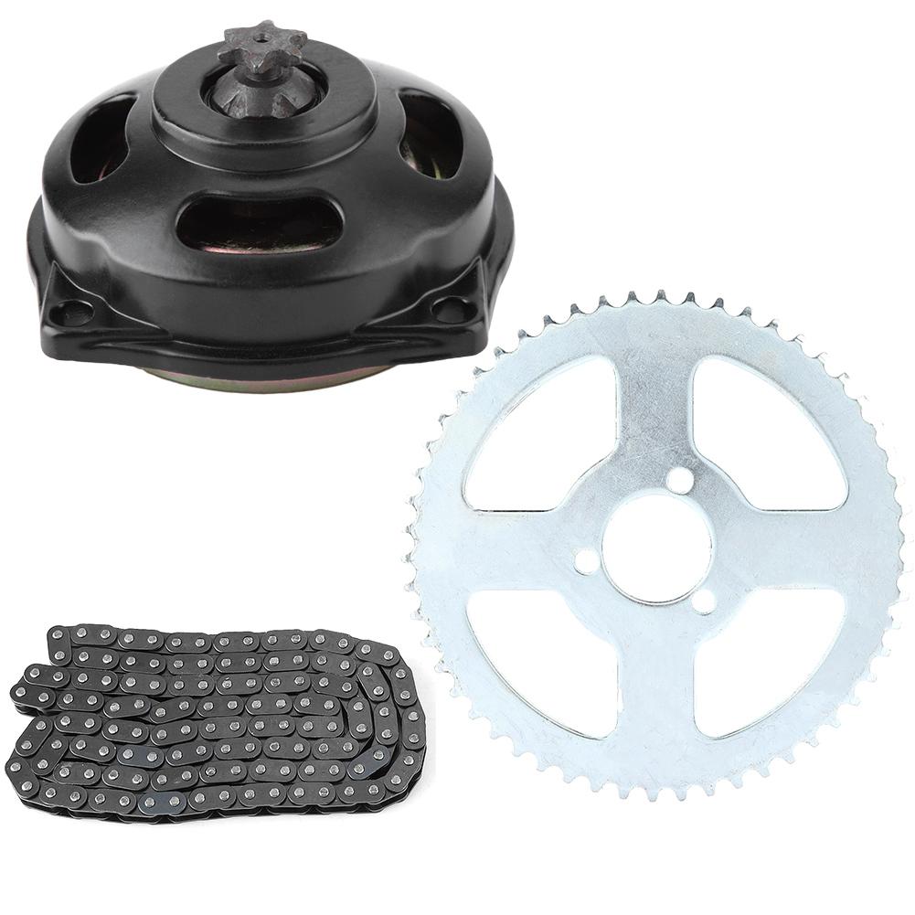 Система привода Цепь T8F, коробка передач 6T и комплект задней звездочки для мини-мотоцикла 47cc 49cc