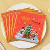 20pcs/Pac 33*33cm 2-Ply Disposable Party Napkin Christmas Pattern
