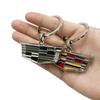 Leather Alloy Car Logo Keychain Key Ring Holder Pendant for Cadillac ATS BLS CT4 CT5 CTS Escalade SLS SRX XT5 XT6 XTS Accessorry