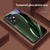 Новый Мягкий Коричнево-Красный Для Oppo A79 5G 58 78 74 60 4G Reno 11F Realme GT 6 11 Note 50 10 C55 X2 Закаленное Стекло Черный Чехол для Телефона