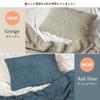 Bloom Imabari Towel Certified Lightweight Carocket Terry Made In Japan Pillowcase, Cloth, 43x65cm, Zippered, 100% Cotton, Washable, (Sky Gray)