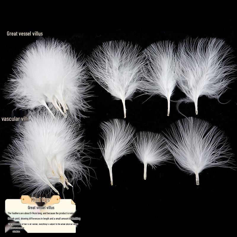 White Feathers for DIY Handmade Clothing & Jewelry Accessories