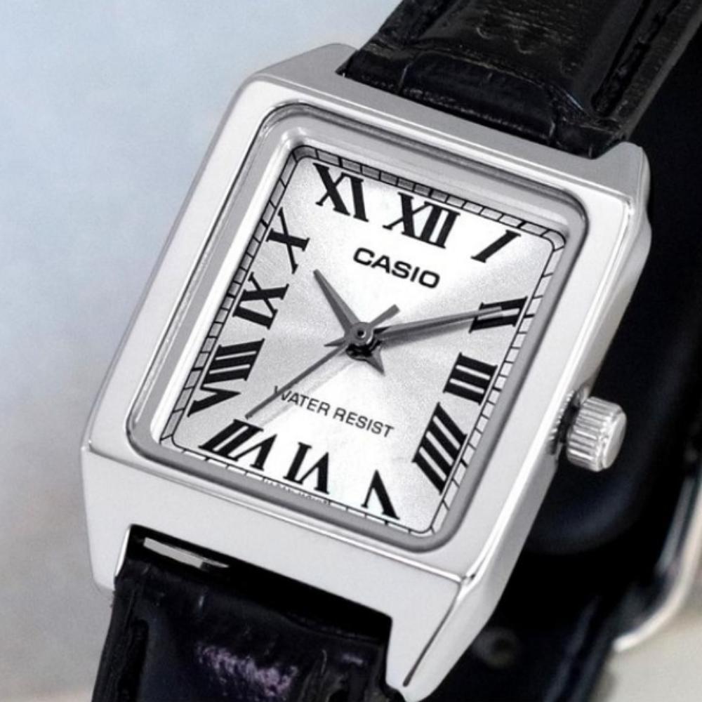 Casio Женские кожаные часы LTP-V007L-7B1