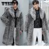 Men Coats Men's Flurry Winter Faux Fur Jacket Long Windbreaker Thick Warm Elegant 3xl 4xl 5lx 6xl Overcoats
