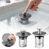 Anti-odor Bathroom Sink Hair Catcher Pop Up Bathtub Plug Durable Floor Drain Plug Bathroom Tool
