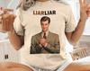 Винтажная футболка Liar Liar V1 Natural и детская футболка кинопостер ретро винтаж Хлопок Мужская Женская подарок