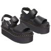 Dr. Martens Voss Leather Модные Сандалии на Одной Лямке 4.5см Мужские Сандалии Черные 31537001