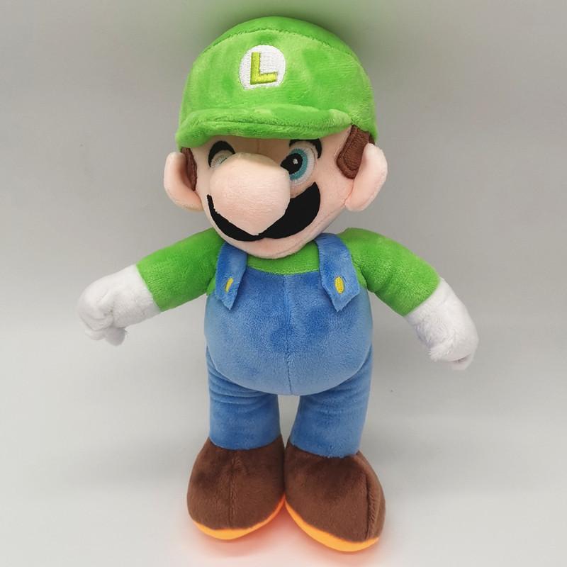 Super Mario Plush Toy Mushroom Brother Doll Cartoon Game Mario Stuffed Animal Soft Cute Pillow Birthday Gift 30cm
