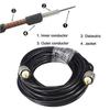 Повышение! 15-метровый коаксиальный кабель UHF RG58, кабель Coax PL259, 50 Ом, кабель для антенны CB-радио, UHF-штекер на UHF-штекер, низкие потери, UHF