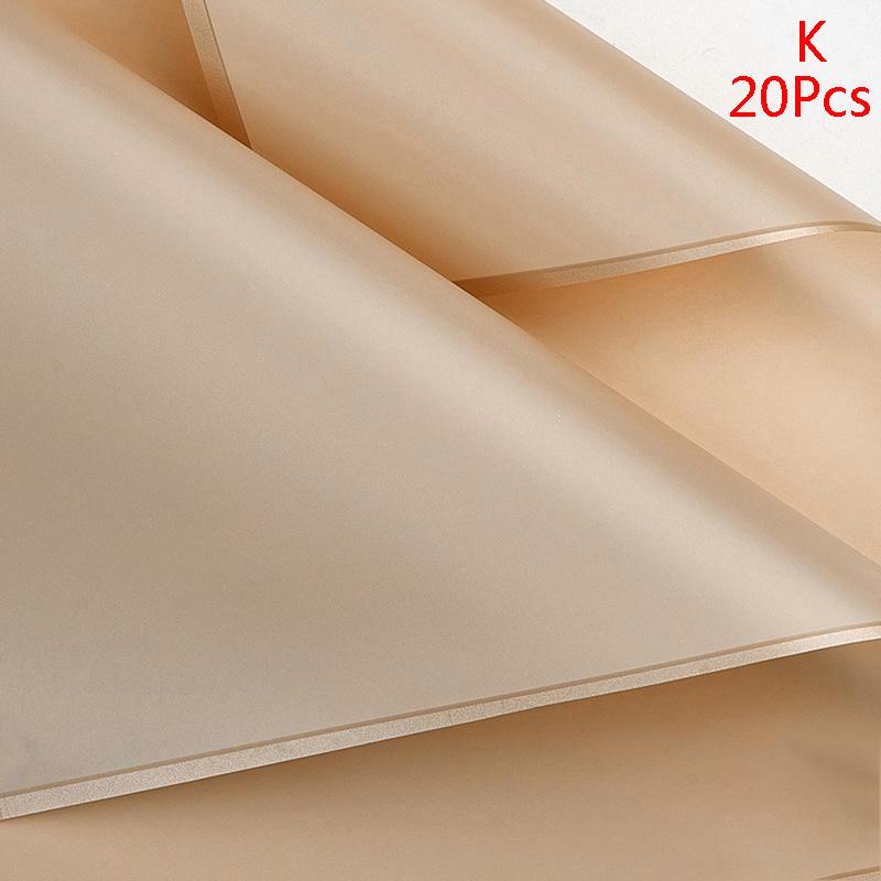 Водонепроницаемая крафт-бумага с золотым краем, оберточная бумага для букета цветов, упаковка флориста