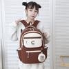Cute And Spacious Childrens Backpack For School Oxford Cloth With Curved Shoulder Straps