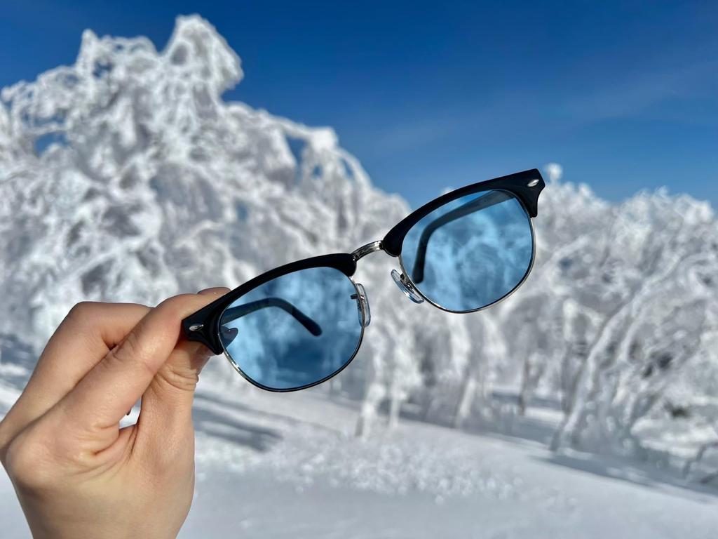 КЛАССИЧЕСКИЕ ПОЛЯРИЗОВАННЫЕ СОЛНЦЕЗАЩИТНЫЕ ОЧКИ UV400 для улицы с прозрачными линзами, идеально подходящие для ночного вождения, аксессуары [Что говорят], (Светло-голубой/Черный/Серебристый (нет