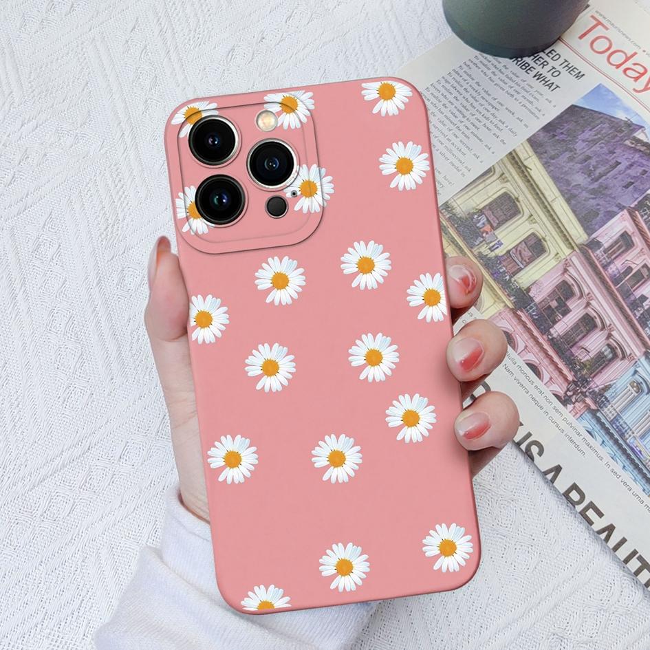 Для Apple iPhone 6, 7, 8, 11, 12, 13, 14, 15 Pro Max X XS XR SE, чехол для телефона, жидкий, мягкий силиконовый противоударный чехол, подсолнух, бабочка для iPhone, чехол-бампер