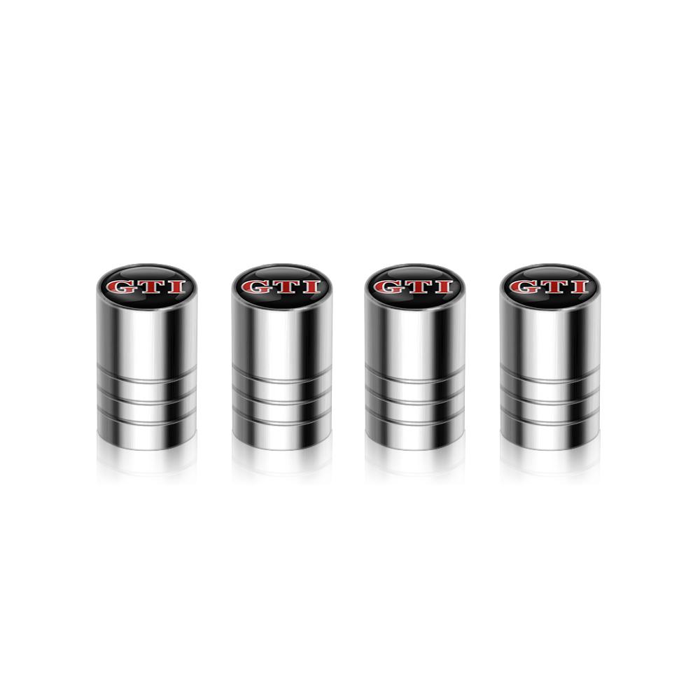 LVAXC1 4Pc Car Metal Wheel Tire Air Valve Dust Caps Accessories For Volkswagen VW Golf 4 5 6 7 Bora MK7 Beetle Touran Tiguan GTI R Line