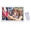15.4Inch 1280*800HD Digital Photo Picture Frame Alarm Clock Player Album Remote Control White