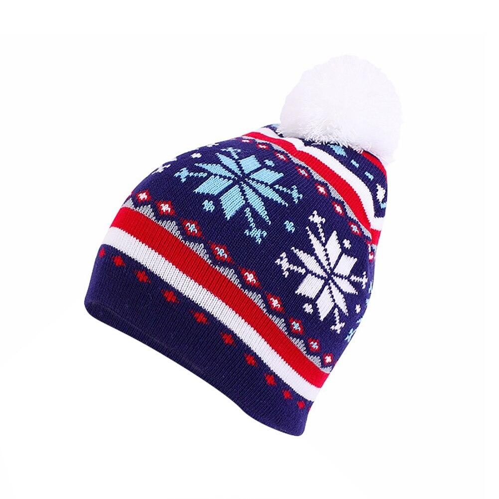 Детская шапка Детская вязаная теплая шапка Новогодний рождественский декор