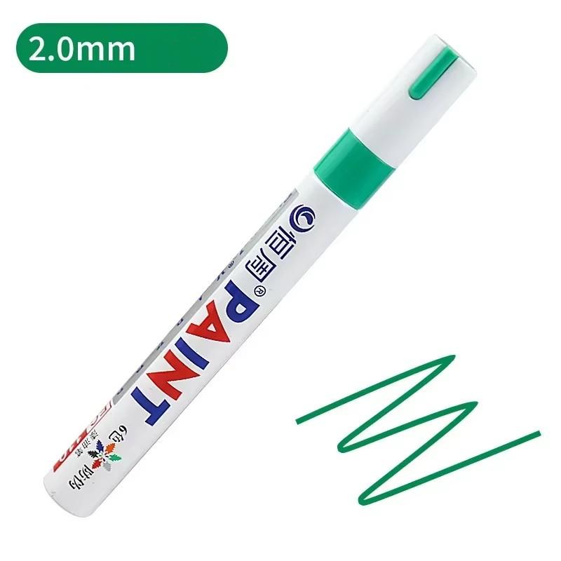 Многофункциональные маркеры с металлическим блеском и фибровой головкой, водостойкие, быстросохнущие, для шинной промышленности, масляные, для ремонта краски, цветные маркеры