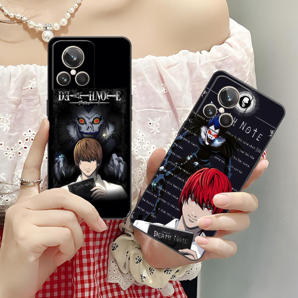 Death Note Kira Light Matte TPU Mobile Phone Case for Realme GT 8 Neo Pro C75 73 71 C67 65 C55 53 C35 31 C20 15 Colorful Cover
