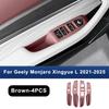 For Geely Monjaro Xingyue L -2025 Car Window Lifting Panel Silicone Pad Lift Panel Protective Mat Decorate Auto Accessories