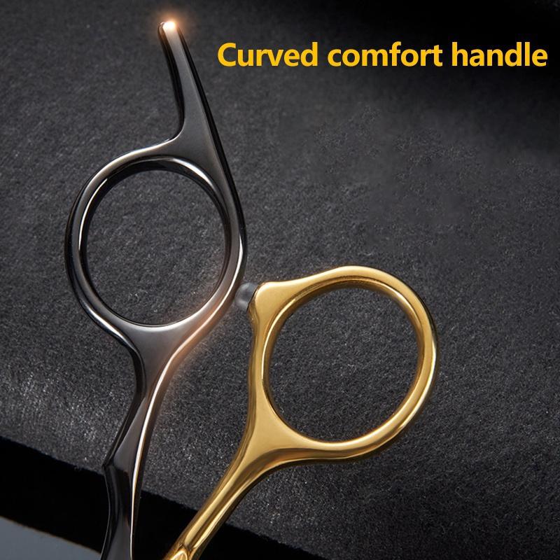 Черное золото Профессиональные парикмахерские ножницы для стрижки челки Ножницы с плоскими зубами Тонкие ножницы Набор инструментов Ножницы для стрижки волос
