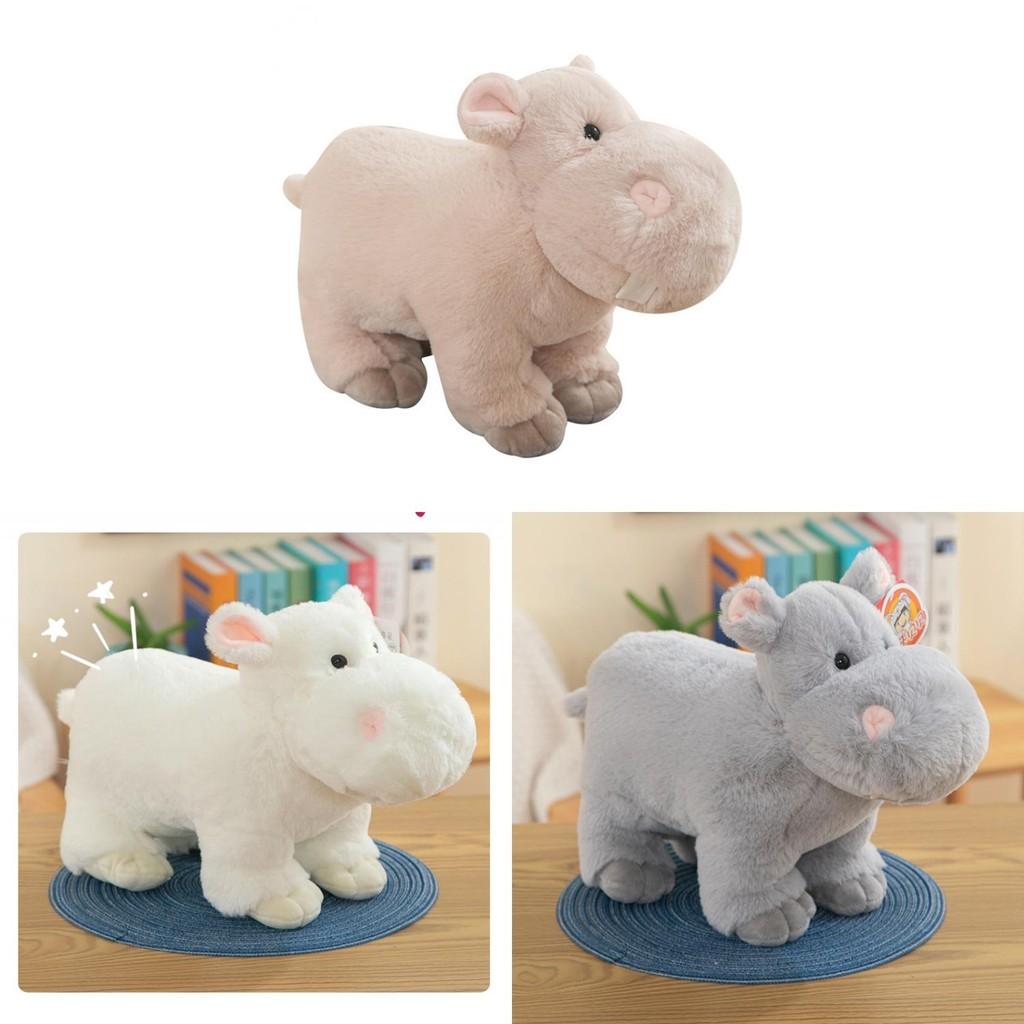 Hippo Toy Plush Stuffed Animal Dolls Sleeping Companion Kids Gifts Birthday