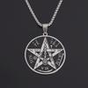 Solomon Seal Kabbalah Stainless Steel Necklace Pentagram Pendant Personalized Jewelry