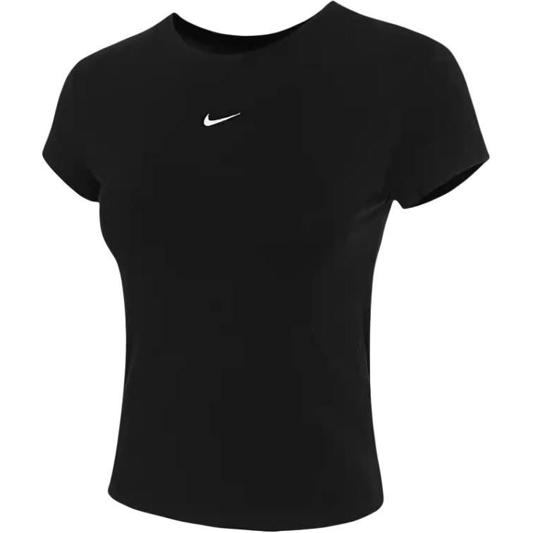 Nike Женская спортивная футболка, черно-белая, FV5509-010