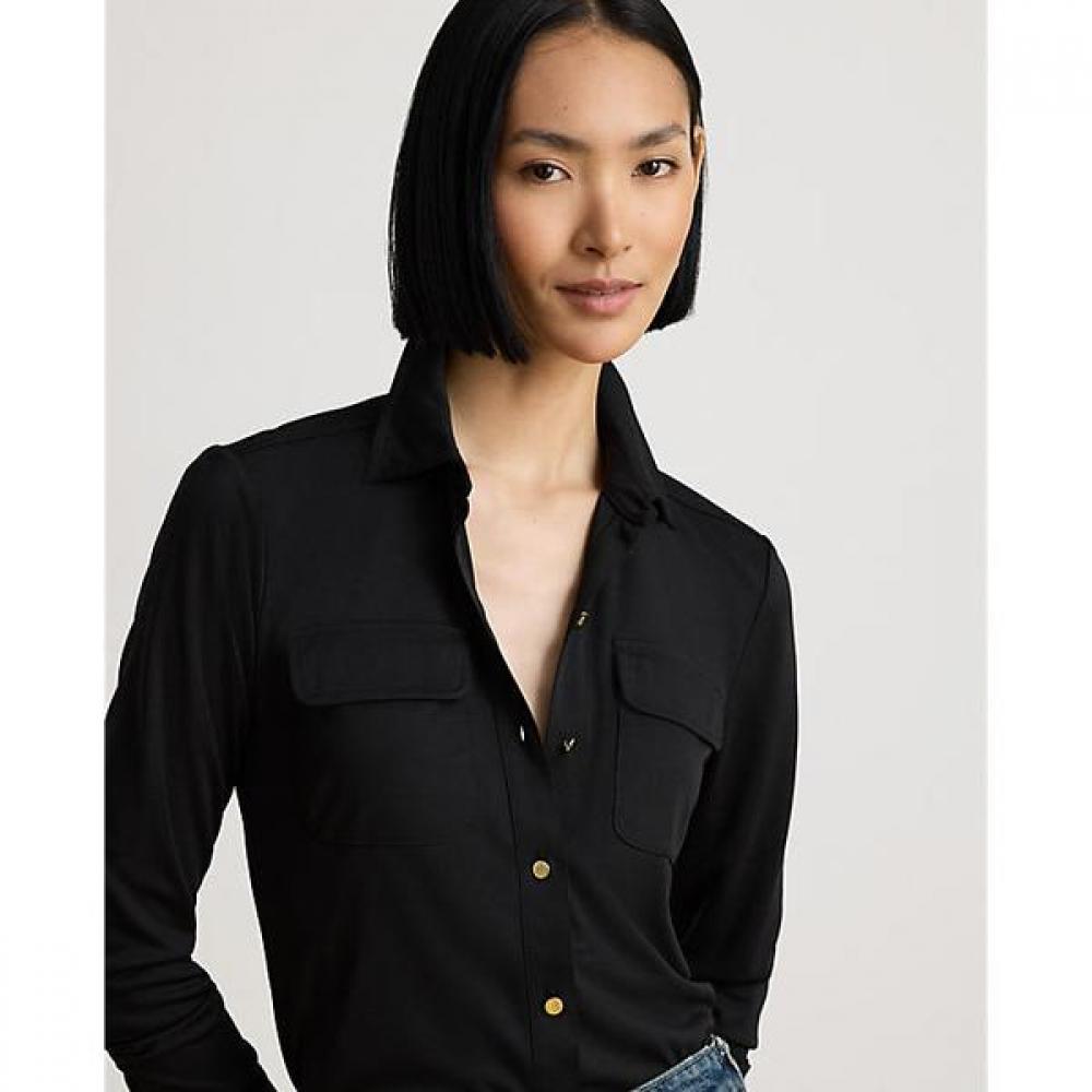 Lauren Ralph Lauren Stretch Jersey Shirt Wmlrshts6820581001