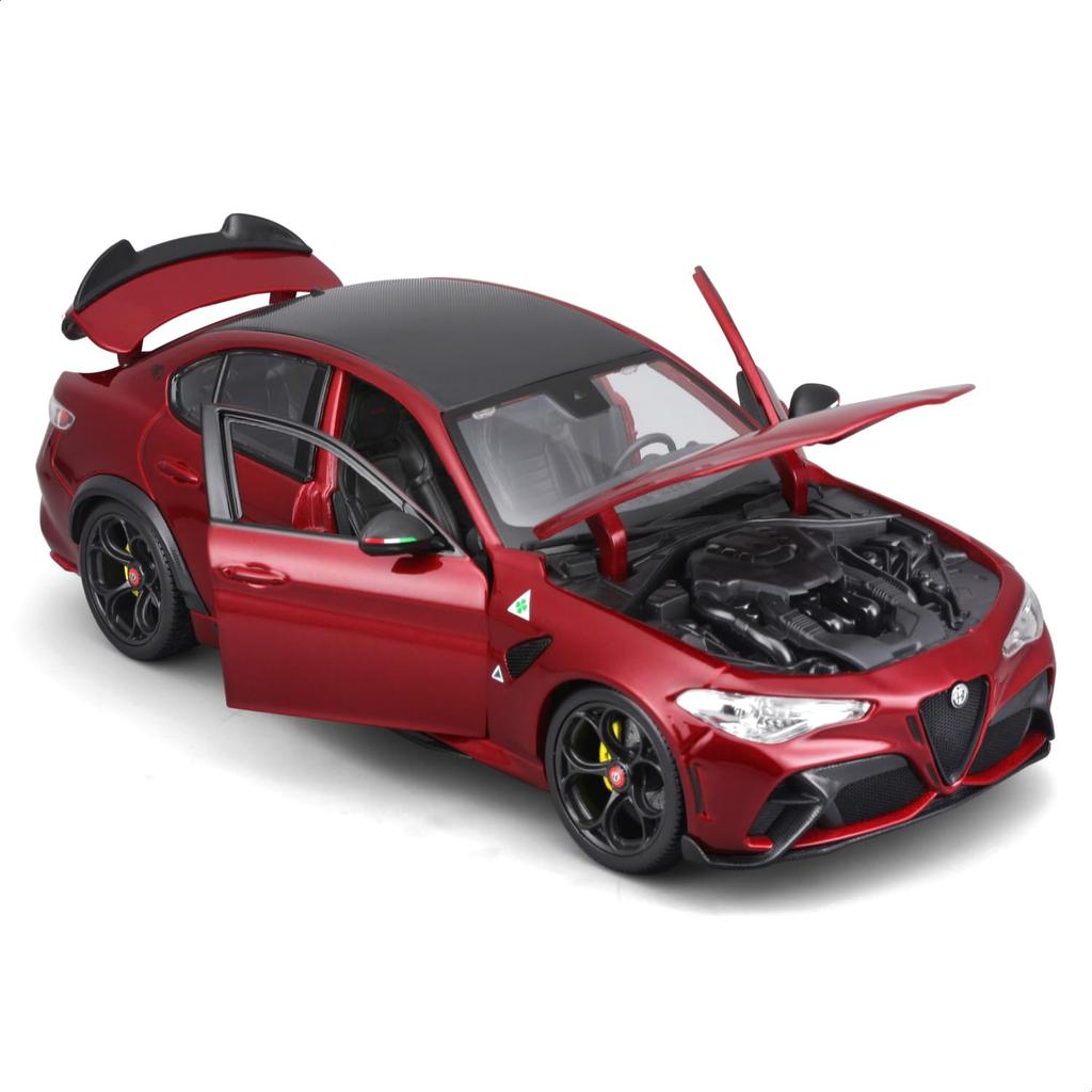 Bburago 1/18 Alfa Romeo Giulia GTAm 2020 Красный / Литая модель автомобиля Готовая к демонстрации 18-11049 RD