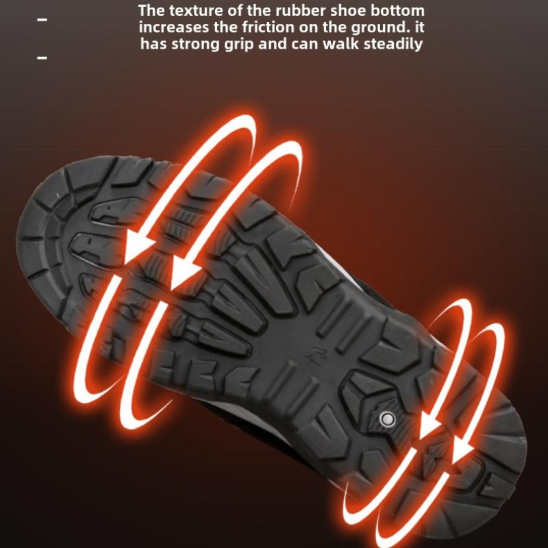 Женские зимние ботинки с флисовой подкладкой, зимние мужские теплые водонепроницаемые ботинки без застежек, короткие теплые ботинки для активного отдыха